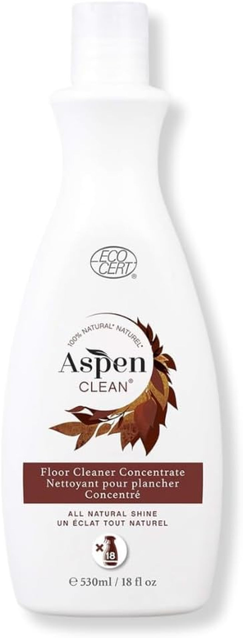 Natural Floor Cleaner Concentrate | Makes 18 Bottles | EWG Verified | Safe for Tile, Wood & Laminate | 18 Fl Oz