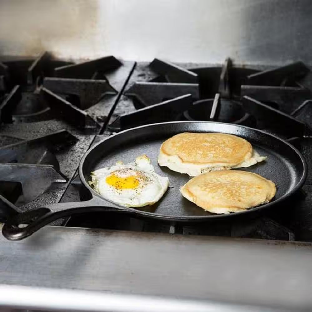6-Piece Cast Iron Cookware Set in Black