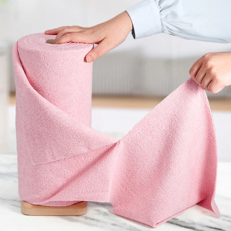 20~60Pcs Thickened Super Absorbent Dishcloth Reusable Kitchen Wiping Rags Microfiber Cleaning Cloths Household Cleaning Tools