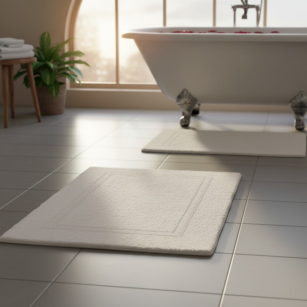 100% Cotton Tufted Bath Rugs