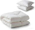 Goose down Feather Bedding Set Queen Size - Comforter and 2 Pillows