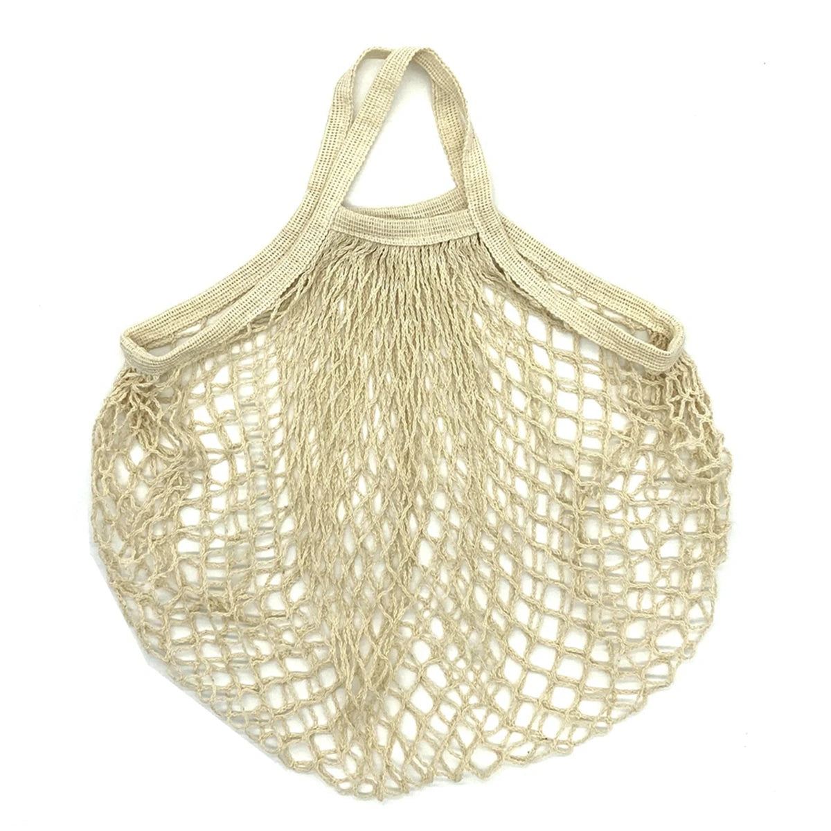 Portable Reusable Grocery Bags for Fruit and Vegetable Storage Bag Washable Cotton Mesh String Organic Organizer Shopping Bags