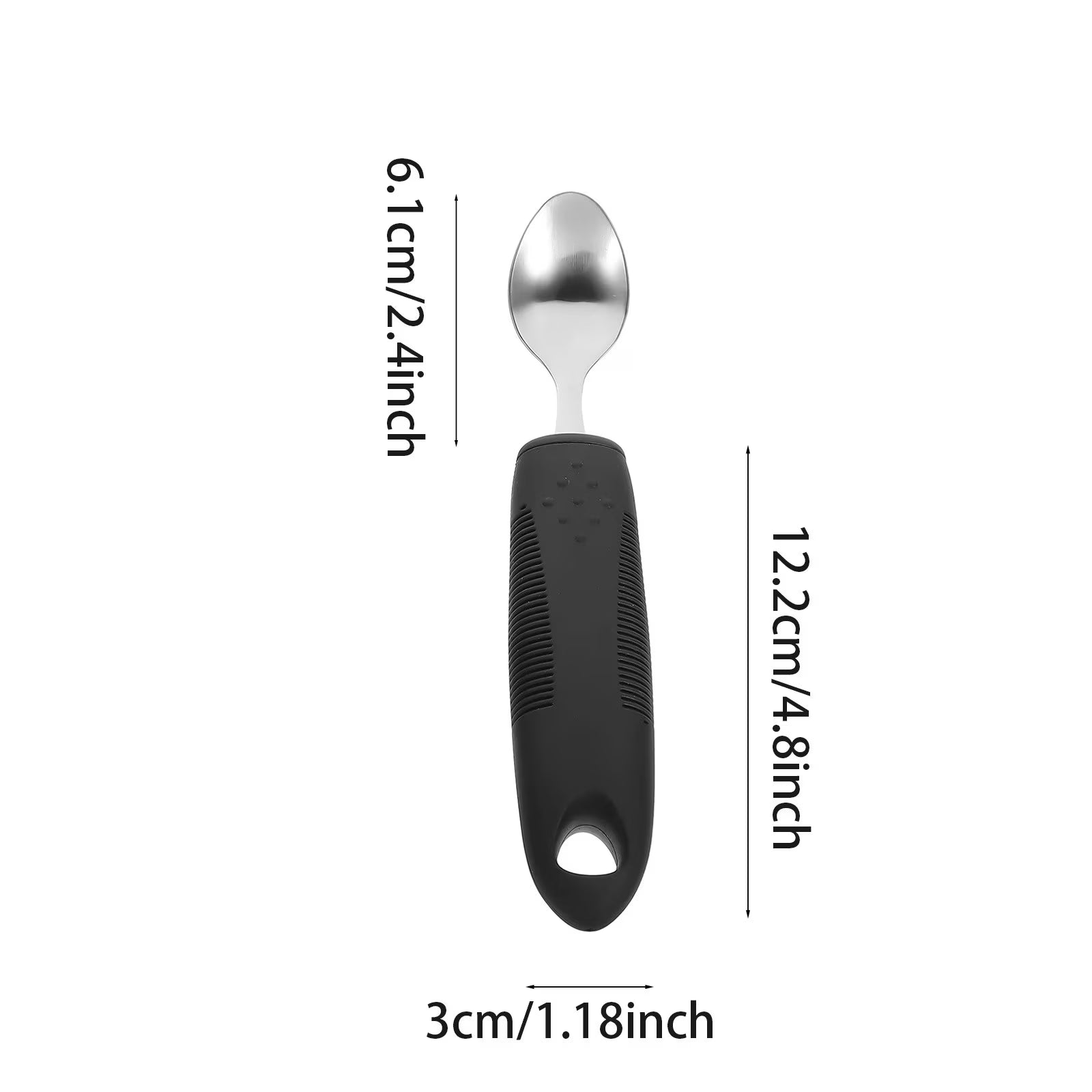 Elderly Tableware Proof Silverware Disabled Eating Spoon Built up Flatware Slip Adaptive Utensils for Adults