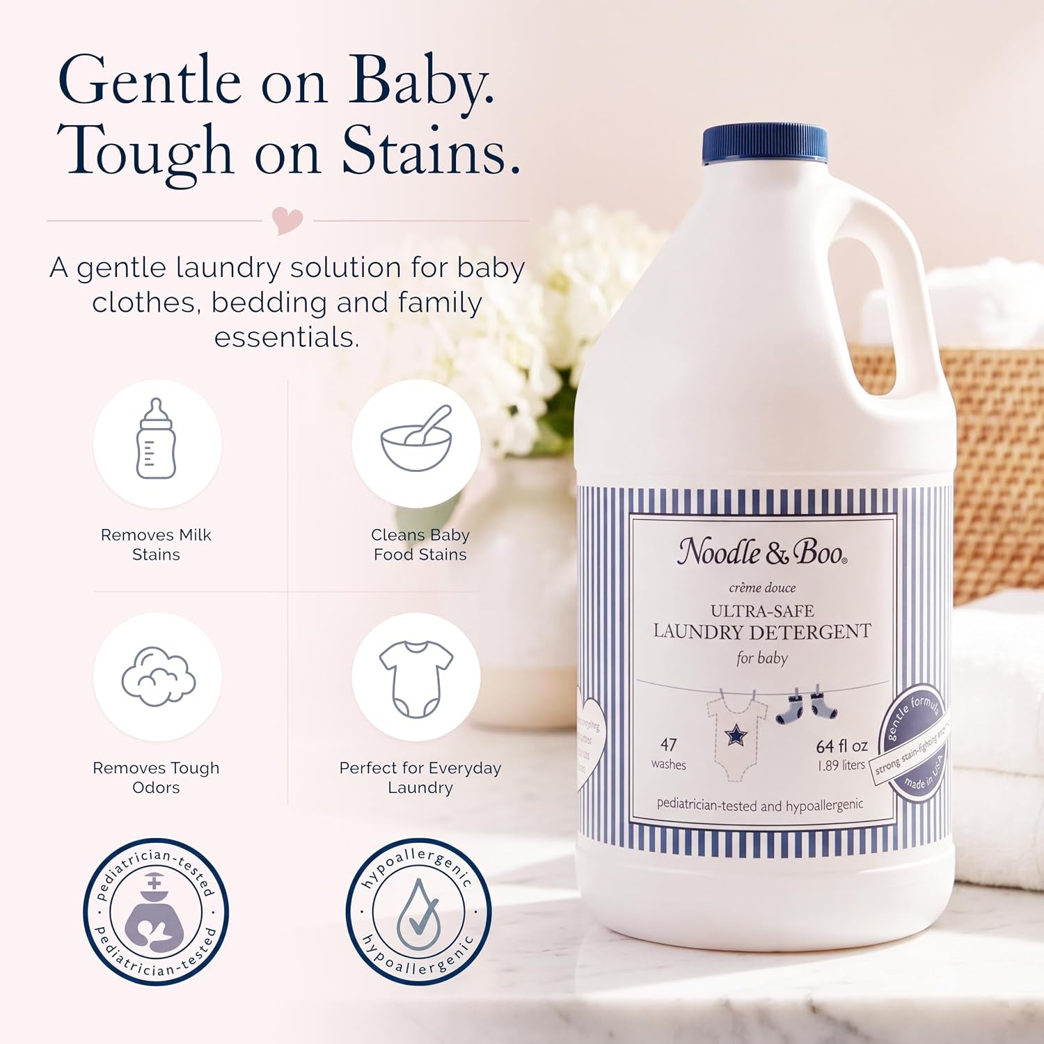 Noodle & Boo Baby Laundry Essentials Ultra-Safe Laundry Detergent
