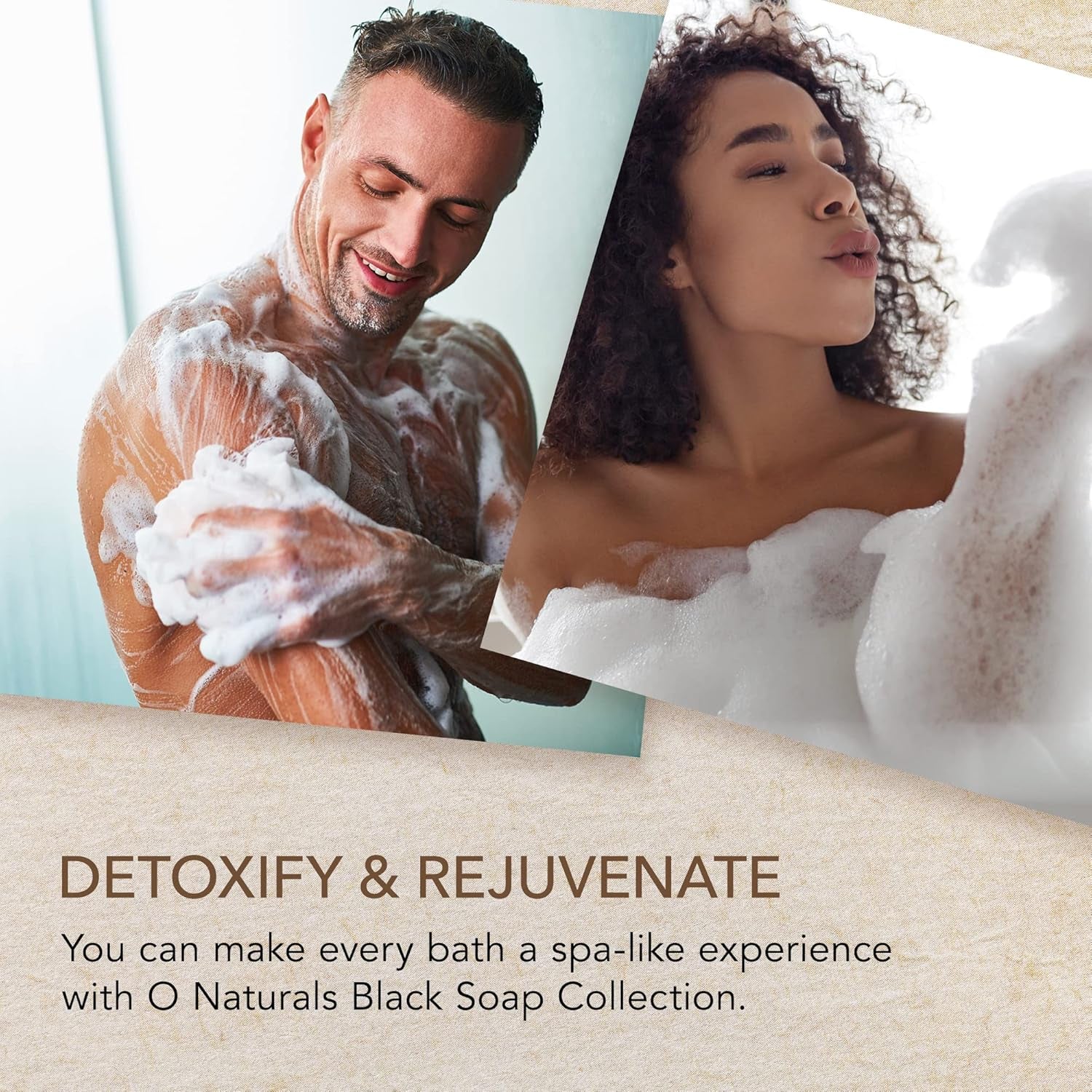 100% Natural Bar Soap - Gift Set - Organic Ingredients & Essential Oils - Spa Gifts for Women & Men, Body Wash & Face Soap - 6PC Black Soap Collection - Mothers Days Gifts