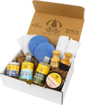 Wood Cutting Board Care Kit Gift Box – Clean, Hydrate, Protect – Natural Beeswax Cutting Board Wax Food Grade Butcher Block Oil, Wood Soap, Scrub Brush, Buff Pads, Applicator