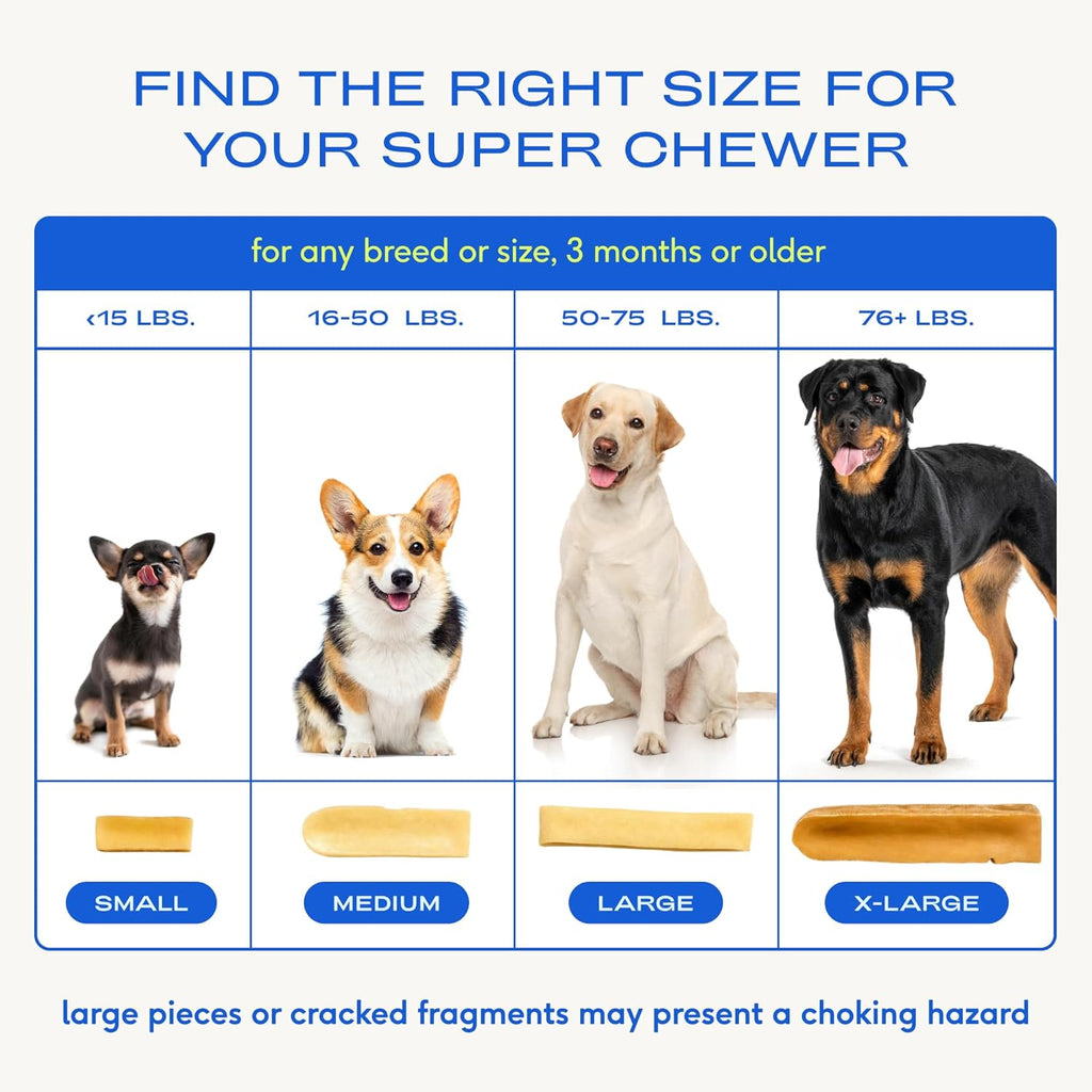 Yak Cheese Himalayan Dog Chews - Long Lasting Dental Sticks for Small Breeds– 100% All Natural Himalayan Yak Chews for Small Dogs – Cheese Bone for Aggressive Chewers - 15 per Pack