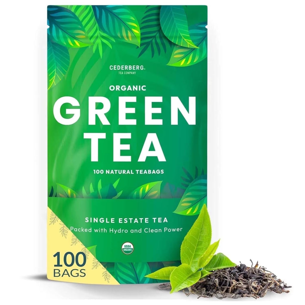 Organic Green Tea Bags -100 | Non GMO