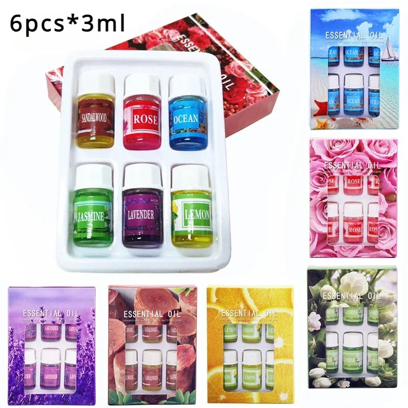Essential Oils Natural Sandalwood Lavender Jasmine LEMON ROSE Sea Aromatherapy Essential Oils Air Freshener Diffuser Oil