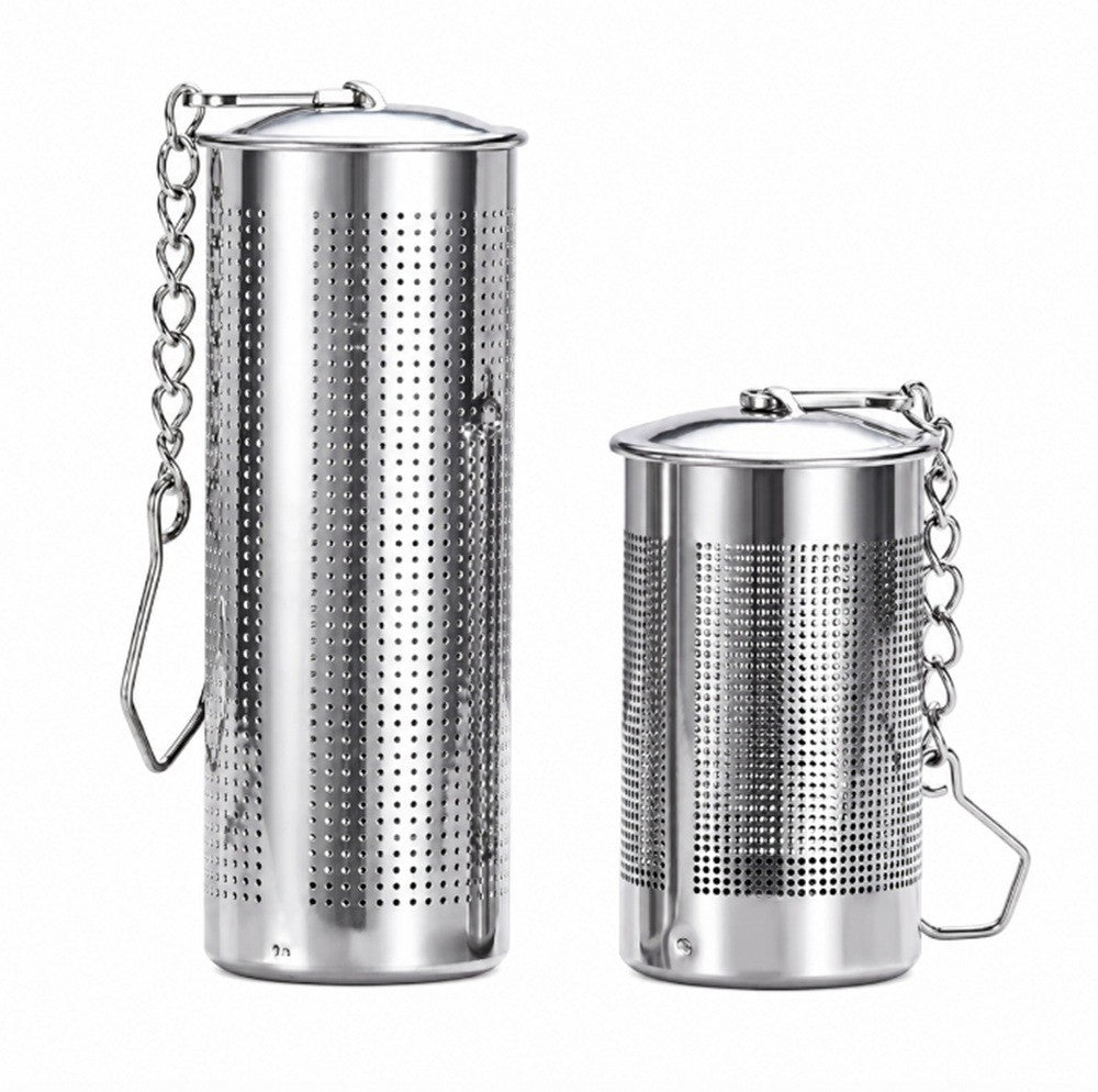 2-Pack Stainless Steel Tea Infuser Ball Fine Mesh Strainer W Chain Hook for Tea