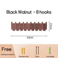 Natural Wood Wall Mounted Piano Coat Rack| Coat Rack Wall Mount| Flip down Wall Hook Rack 5 Hooks| Entryway Wall Art Hook,Made of Acacia Wood (Wood Wax Oil Dyed Walnut Color).Wall Art (Copy)