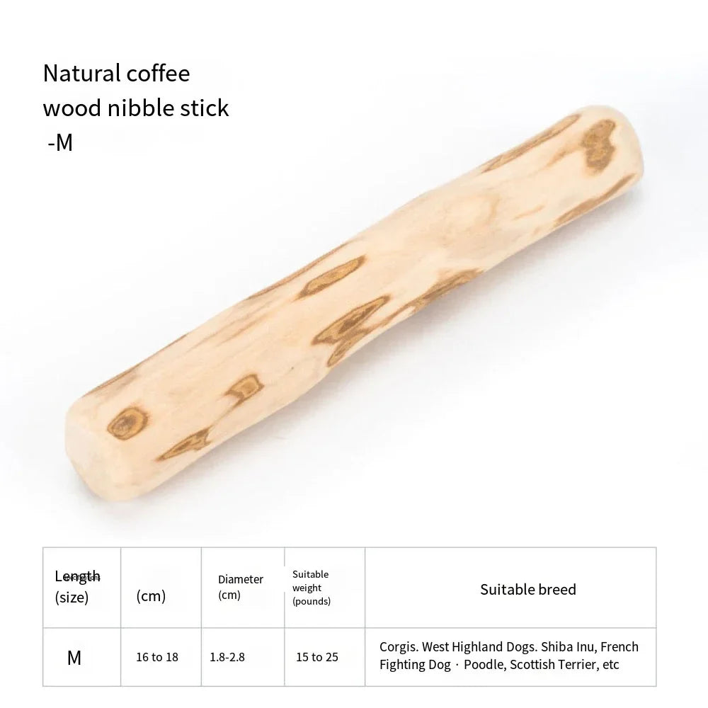 4In1 Coffee Wood Dog Chew Toys Size Large, 100% Natural Coffeewood Toys for Dogs, Dental Health & Reduces Boredom, Dog Wood Toys Supports Mental Stimulation & Training