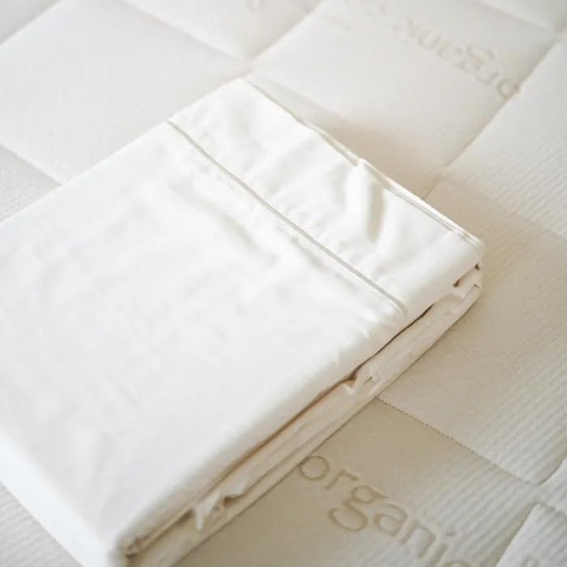 Organic Luxury Full Sheet Set - 4 Piece Soft Sheets for Full Size Bed - Comfy Breathable & Fitted Bed Sheet - 400 Thread Count Organic Cotton Sheet Set