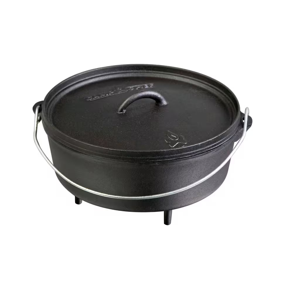 Classic Preseasoned Cast Iron 12 In. Dutch Oven