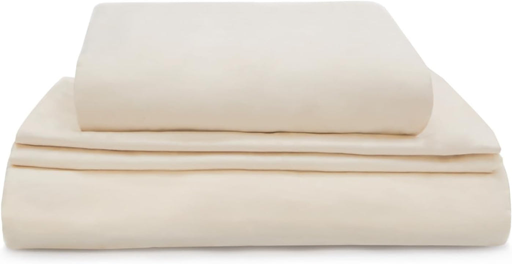 Organic Luxury Full Sheet Set - 4 Piece Soft Sheets for Full Size Bed - Comfy Breathable & Fitted Bed Sheet - 400 Thread Count Organic Cotton Sheet Set