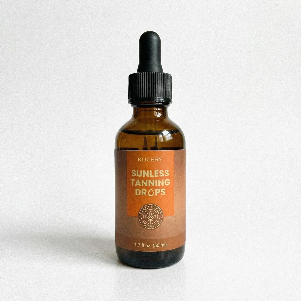 Plant-Based Sunless Tanning Drops for Face & Body | Customizable Streak-Free Bronzing Serum with Natural Botanical Ingredients, Buildable Self-Tan Glow, 1.7 Fl Oz