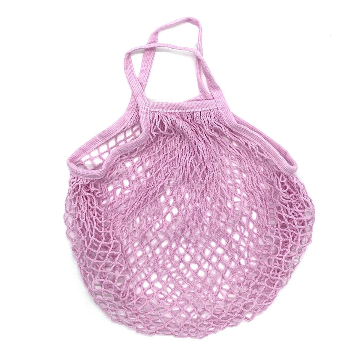 Portable Reusable Grocery Bags for Fruit and Vegetable Storage Bag Washable Cotton Mesh String Organic Organizer Shopping Bags