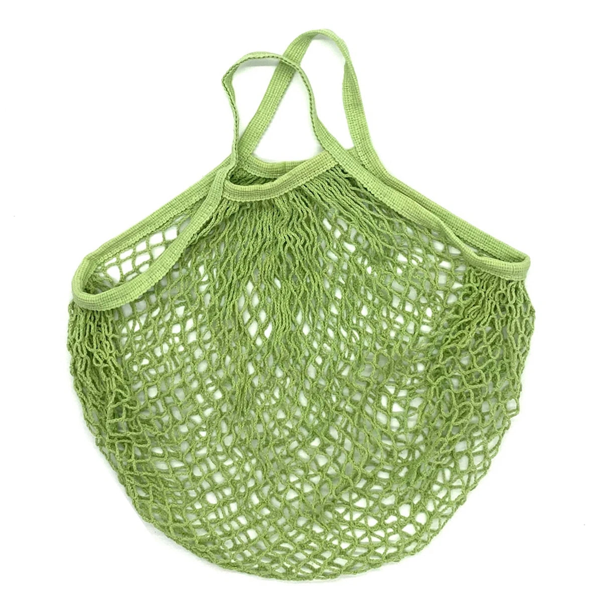 Portable Reusable Grocery Bags for Fruit and Vegetable Storage Bag Washable Cotton Mesh String Organic Organizer Shopping Bags