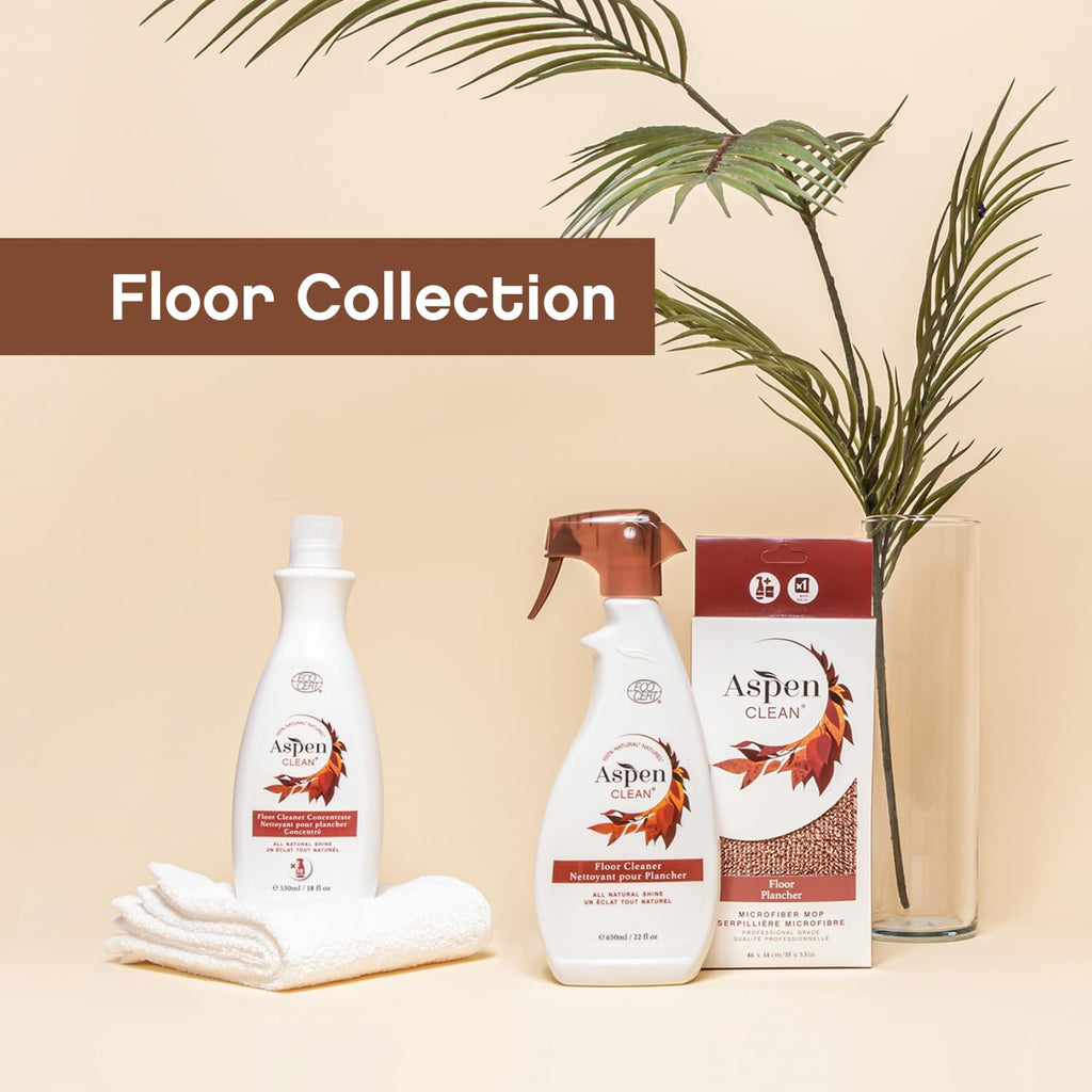Natural Floor Cleaner Concentrate | Makes 18 Bottles | EWG Verified | Safe for Tile, Wood & Laminate | 18 Fl Oz