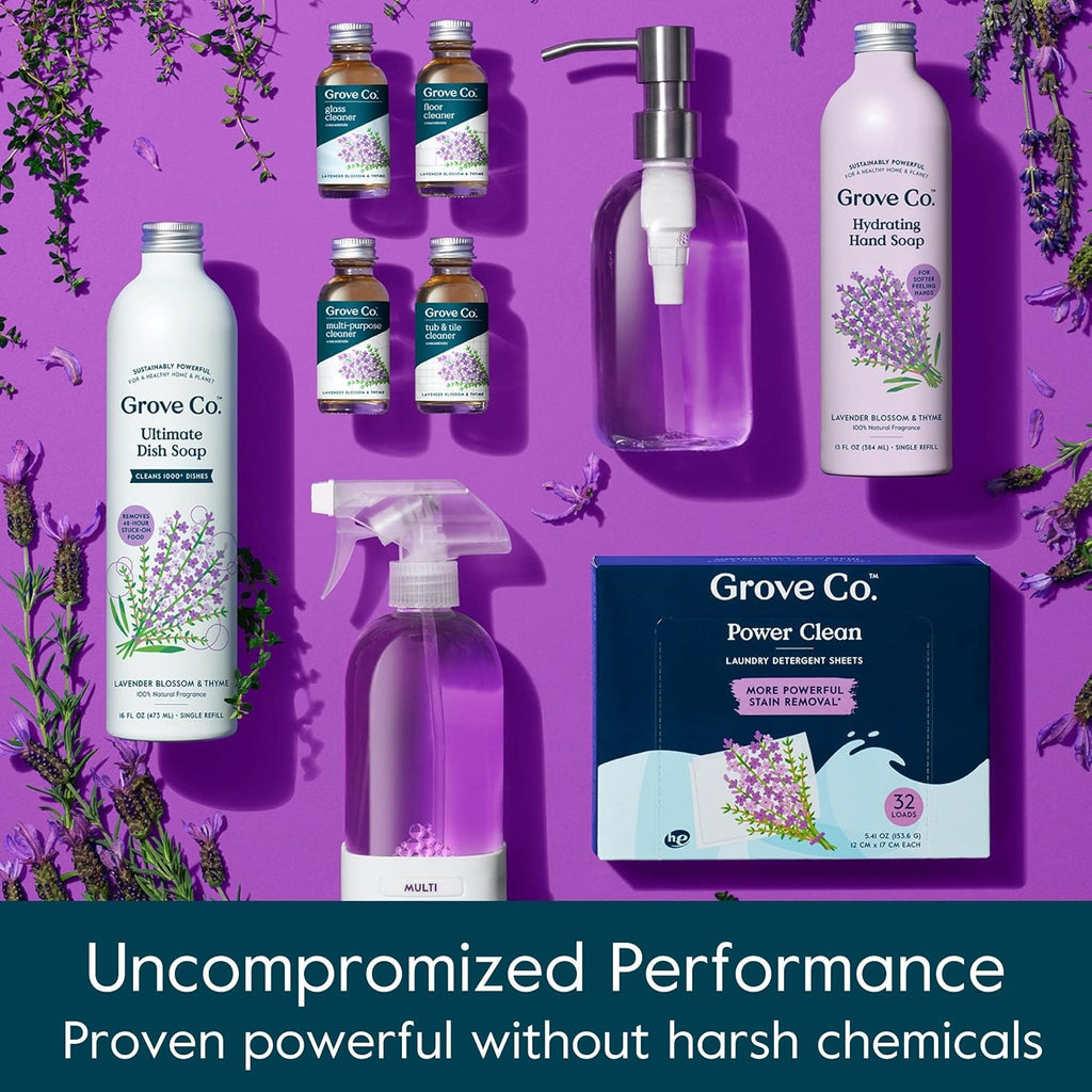 Multi-Purpose Cleaner Refills, 6 X 1Fl Oz, Variety Pack | 6 Refills; Plant-Based; No Plastic Waste; Ammonia & Chlorine Free; No Harsh Chemicals