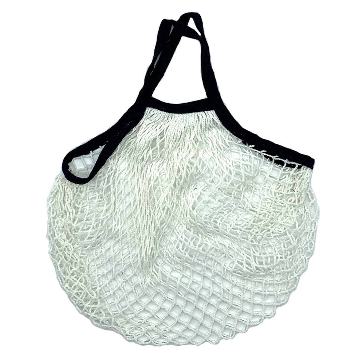 Portable Reusable Grocery Bags for Fruit and Vegetable Storage Bag Washable Cotton Mesh String Organic Organizer Shopping Bags