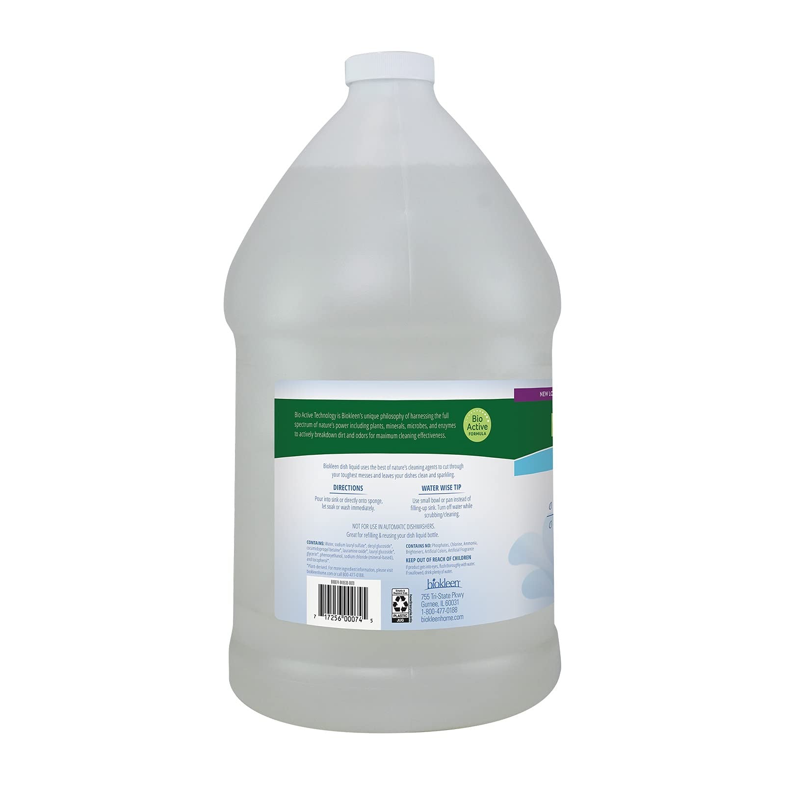 Eco-Friendly Dish Soap Liquid - Non-Toxic, Unscented, Plant-Based Cleaner