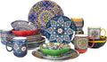 Plates and Bowls Set, Dinnerware Set for 6-20 Oz Bowls, 10.5 Inch Dinner Plates, 8.5 Inch Dessert Plates, 14 Oz Mugs