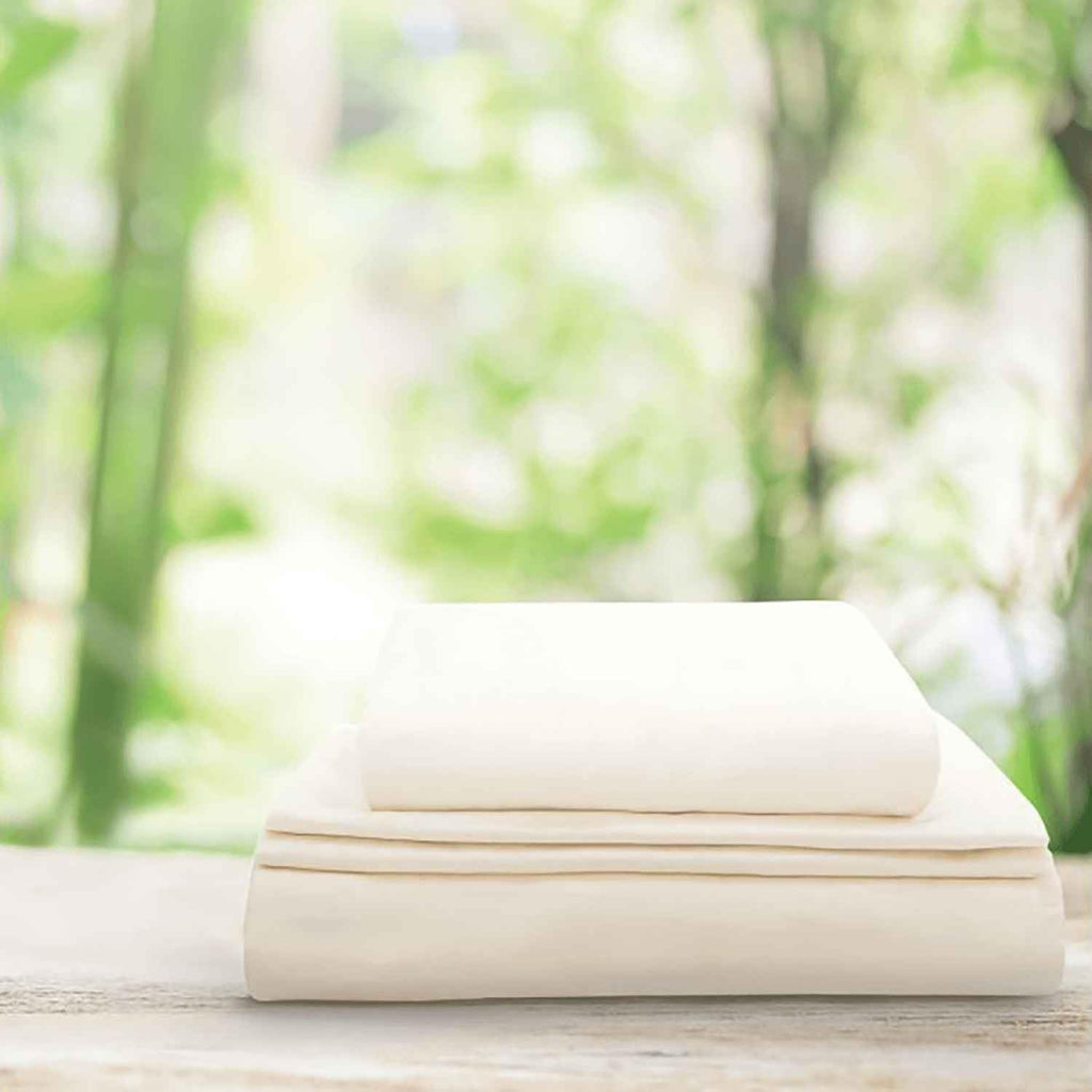 Organic Luxury Full Sheet Set - 4 Piece Soft Sheets for Full Size Bed - Comfy Breathable & Fitted Bed Sheet - 400 Thread Count Organic Cotton Sheet Set