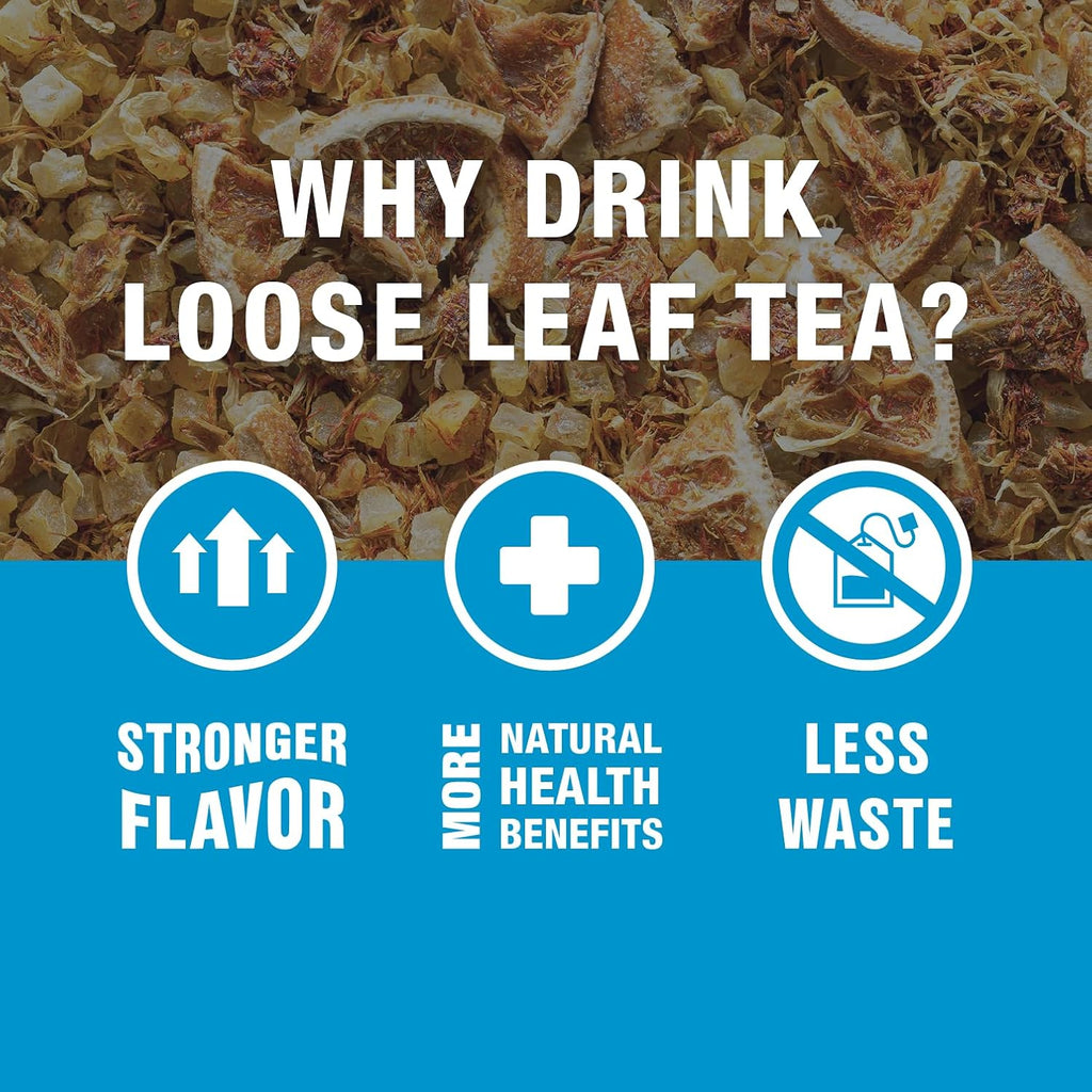- Top 8 Favorites Sampler Set, Loose Leaf, up to 80 Cups, High to No Caffeine, Hot & Iced, Tea Variety Pack with Green, Herbal, & Black, 8 Sample Pouches
