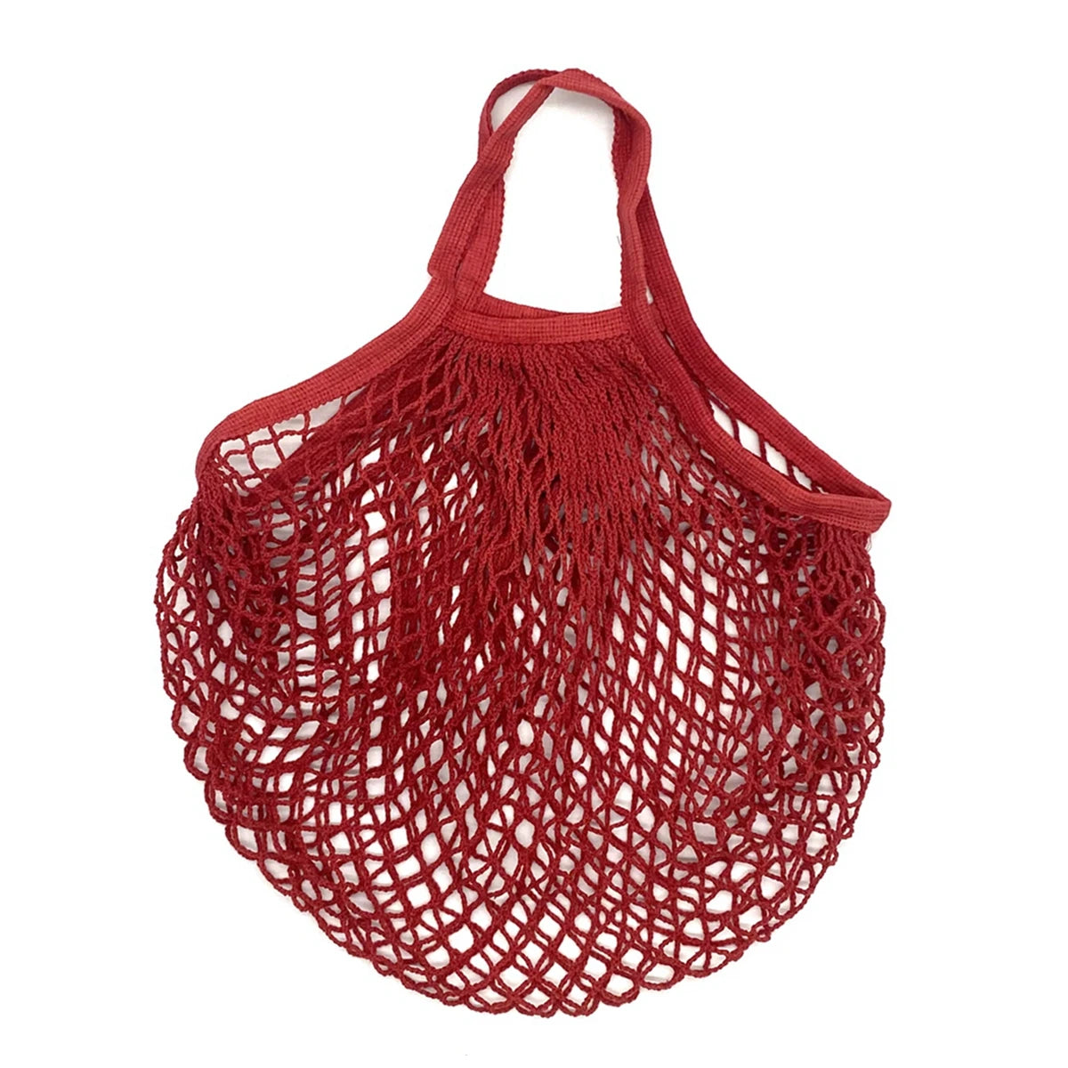 Portable Reusable Grocery Bags for Fruit and Vegetable Storage Bag Washable Cotton Mesh String Organic Organizer Shopping Bags