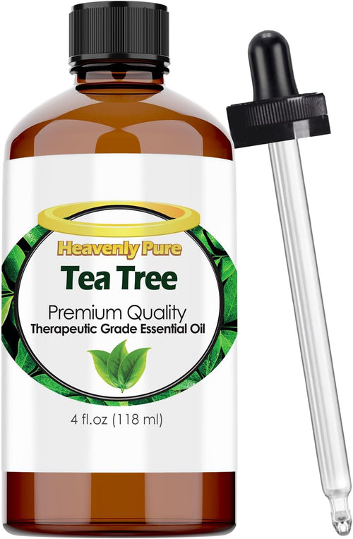 - Tea Tree Essential Oil 4 Oz Bottle for Candle Making, Aromatherapy, Body, Face, Skin and Hair Care - 118 Ml - Tea Tree Oil