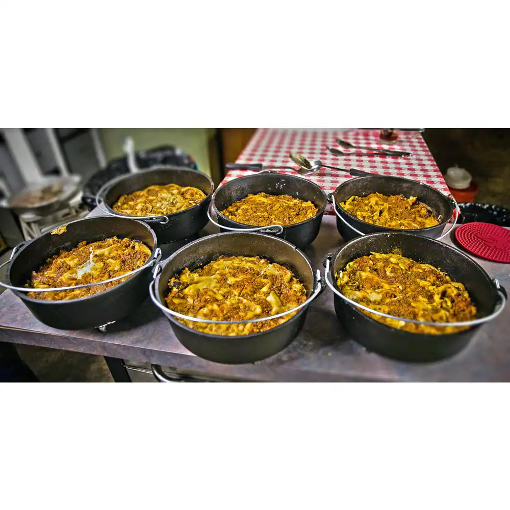 Classic Preseasoned Cast Iron 12 In. Dutch Oven