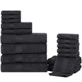 Luxurious Ultra Soft Plush Thick Cotton Towel Sets - Set of 18