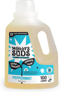 Liquid Laundry Detergent | Clean Laundry Detergent Soap for Sensitive Skin | 2X Concentrated, High Efficiency (HE) | Peppermint - 100 Loads