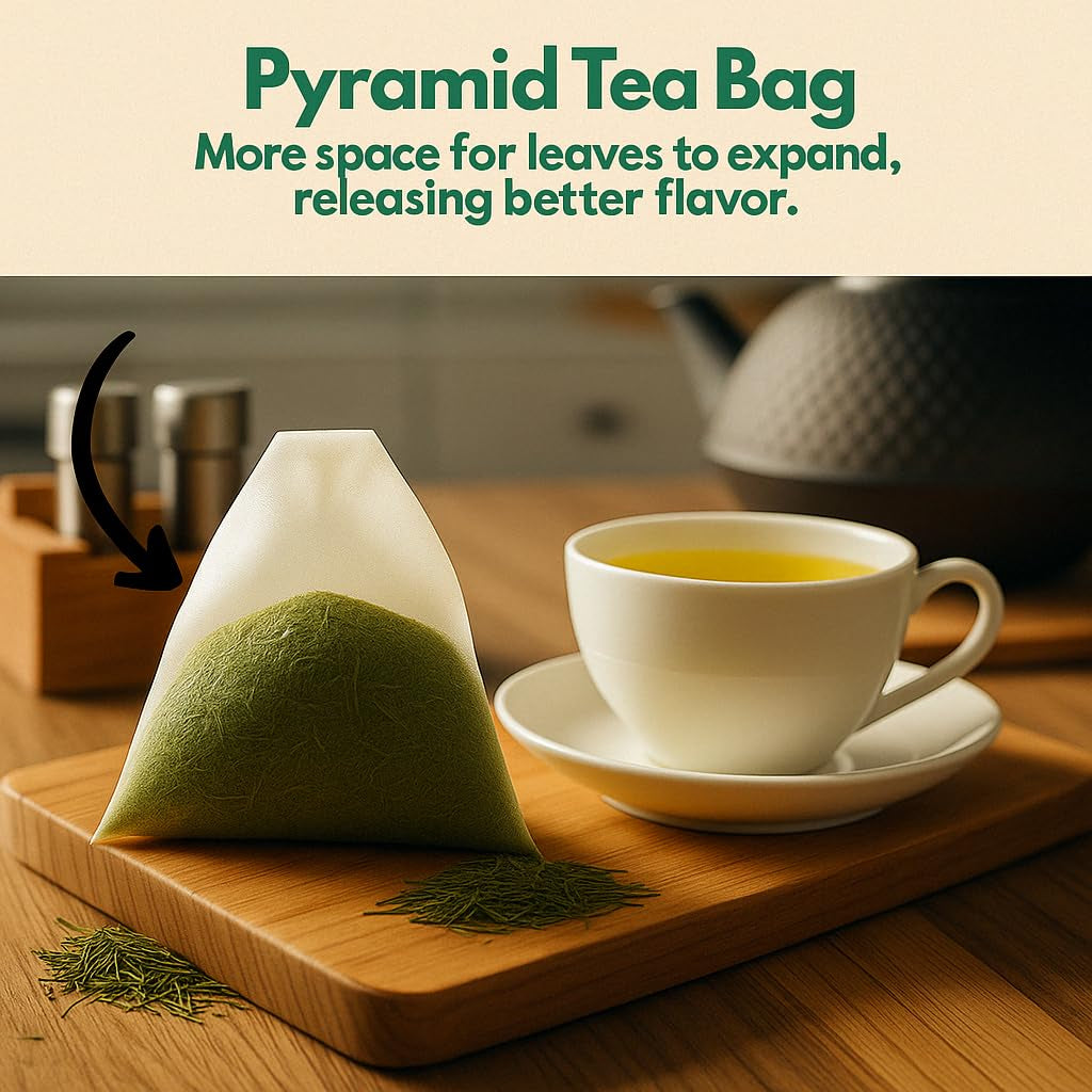 Organic Mullein Tea – 100 Count, Plant-Based Pyramid Tea Bags – Packaging May Vary
