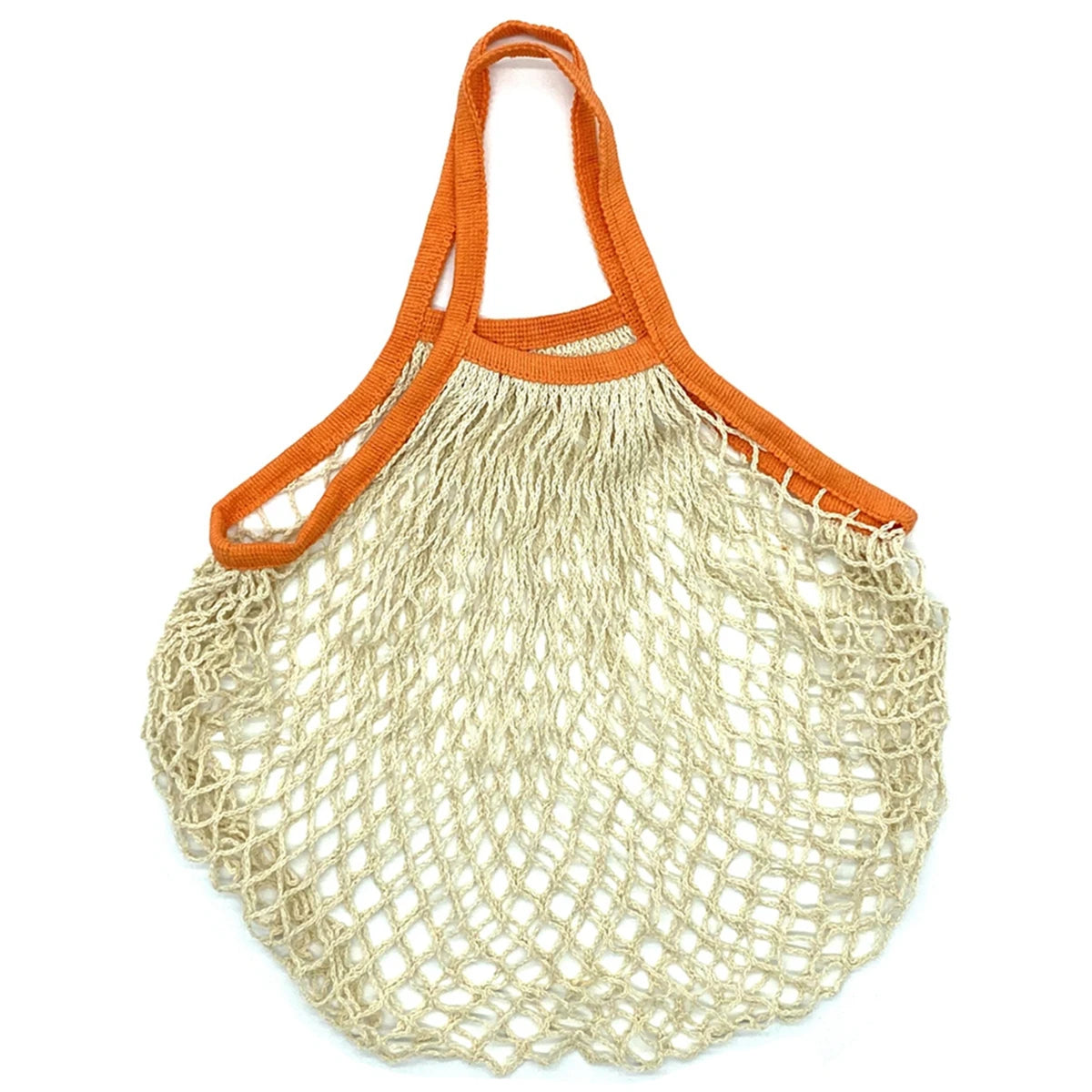 Portable Reusable Grocery Bags for Fruit and Vegetable Storage Bag Washable Cotton Mesh String Organic Organizer Shopping Bags