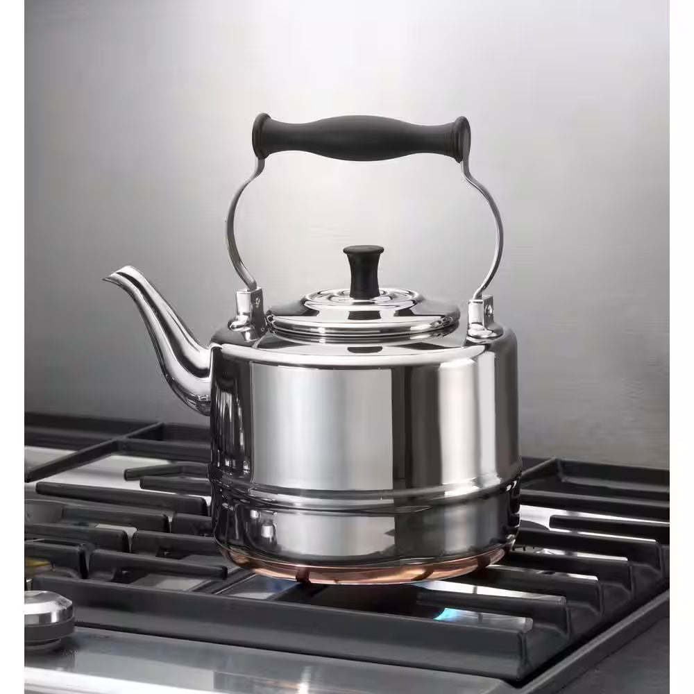 8-Cup Stovetop Tea Kettle in Silver