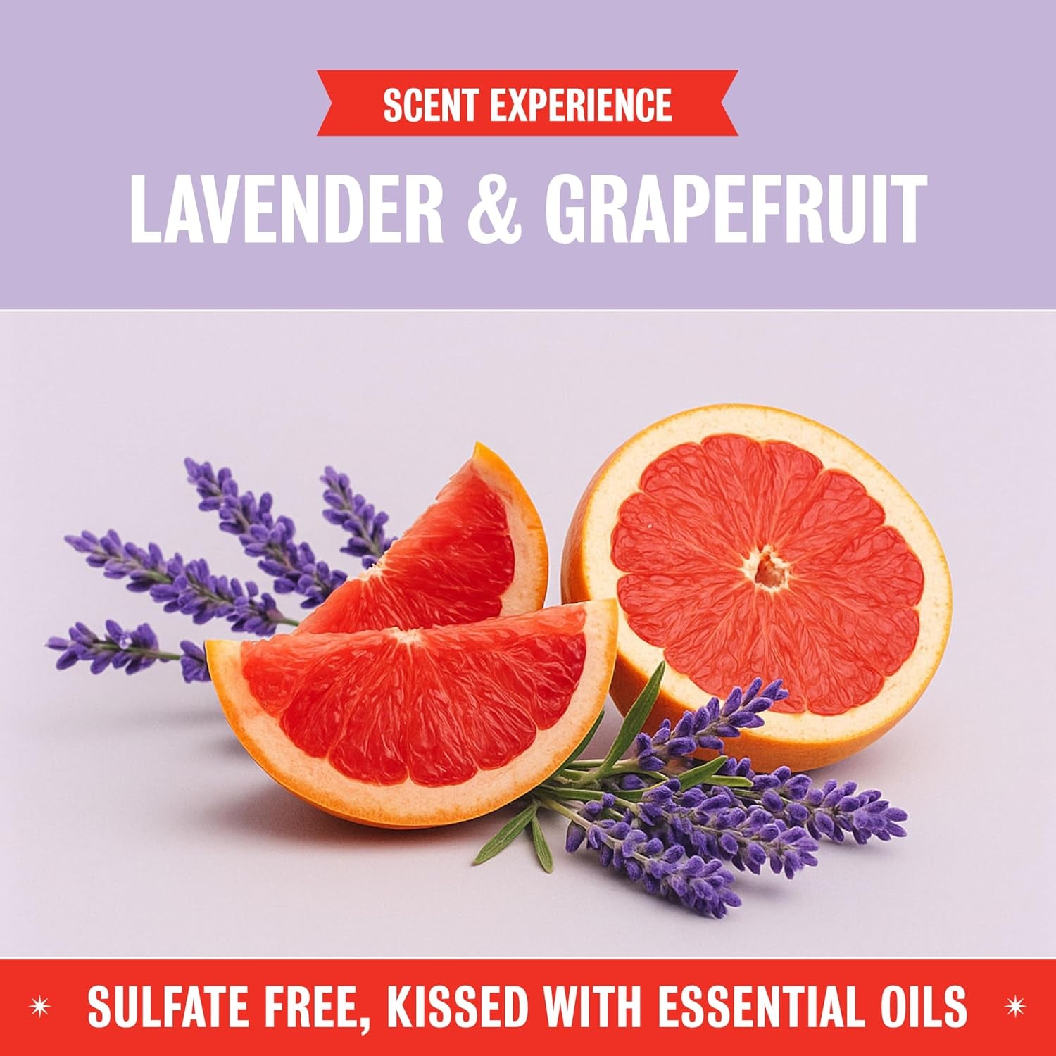 Organic Laundry Detergent - Natural Laundry Soap - Liquid Laundry Detergent with Dispenser Cup - Gentle Laundry Detergent - Fresh Lavender & Grapefruit Scent - 68 Load Bottles, 2 Pack