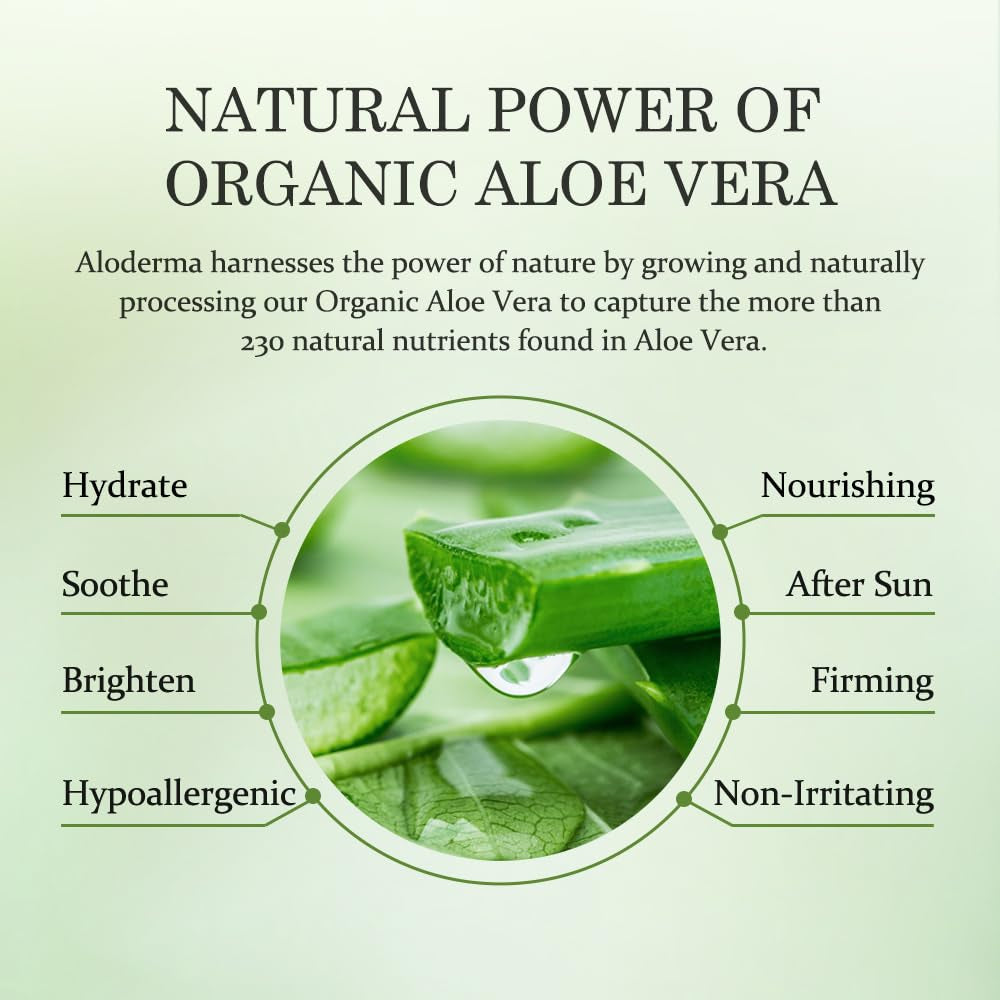 Aloe Vera Gel Set 3 Pack - Aloe Flower Essence Gel, Pure Aloe Vera Gel, Aloe Gel + Tea Tree Oil