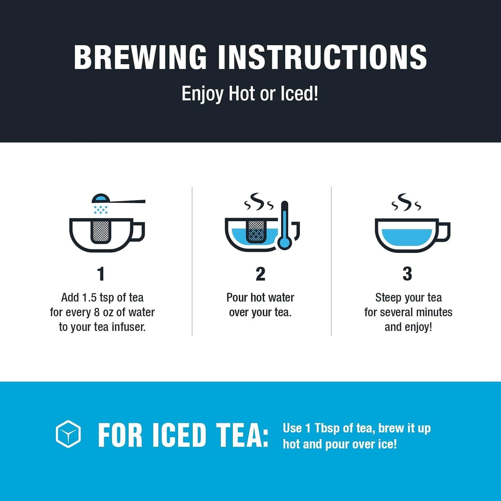 - Top 8 Favorites Sampler Set, Loose Leaf, up to 80 Cups, High to No Caffeine, Hot & Iced, Tea Variety Pack with Green, Herbal, & Black, 8 Sample Pouches