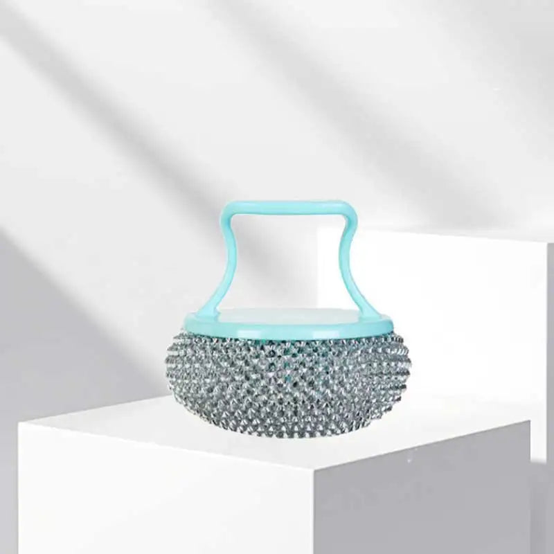Cleaning Ball Brush Detachable Stainless Steel Cleaning Brush Pot, Dish & Dish Brush Kitchen Cleaning Tools