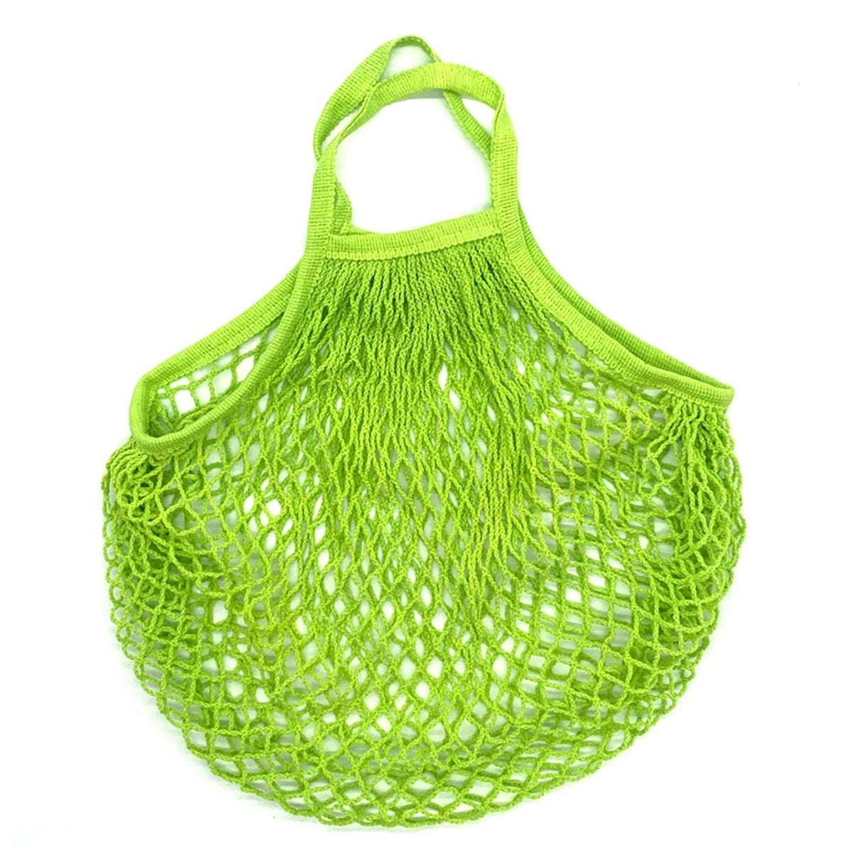 Portable Reusable Grocery Bags for Fruit and Vegetable Storage Bag Washable Cotton Mesh String Organic Organizer Shopping Bags