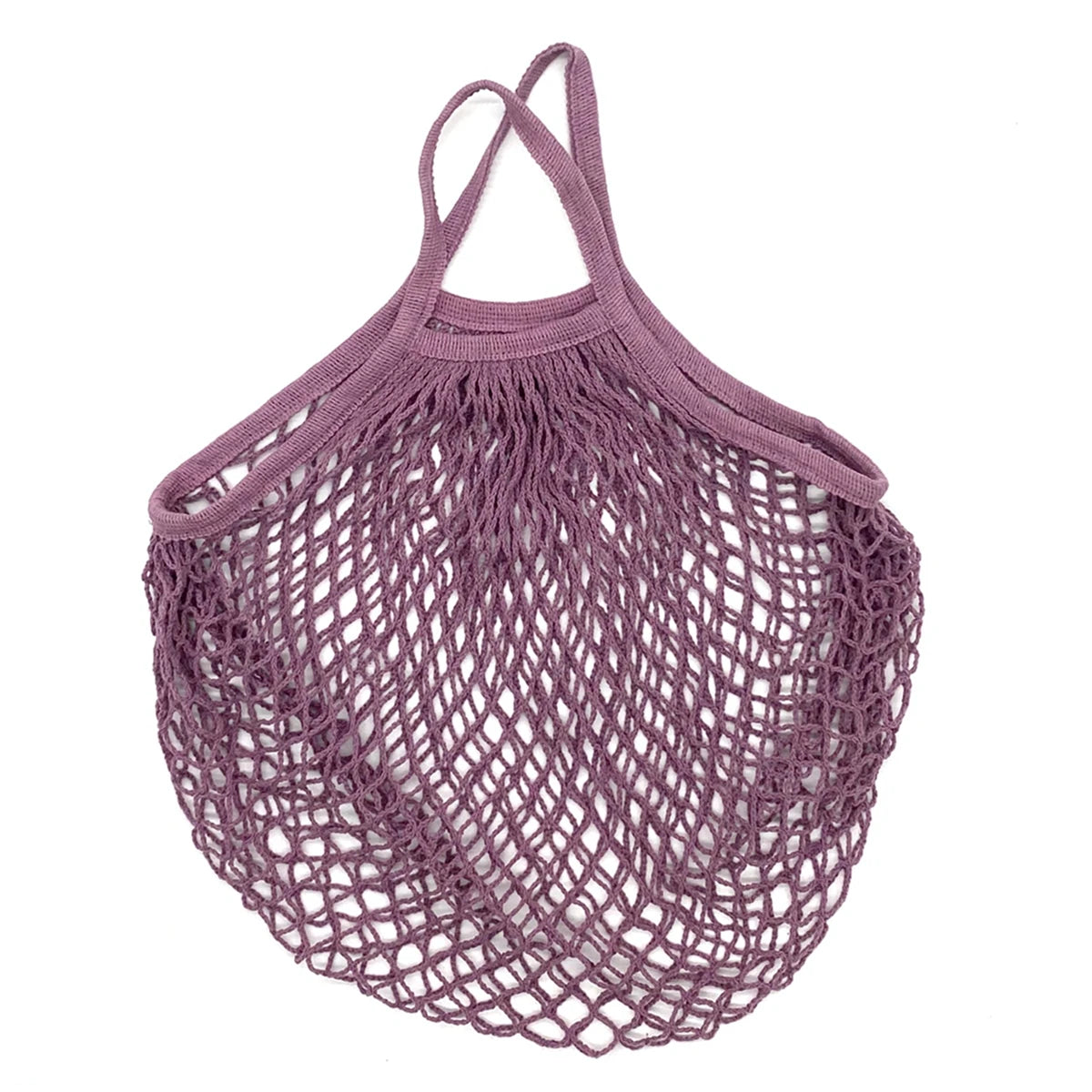 Portable Reusable Grocery Bags for Fruit and Vegetable Storage Bag Washable Cotton Mesh String Organic Organizer Shopping Bags