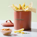 Ceramics Bacon Grease Jar 21 Oz. Redwood