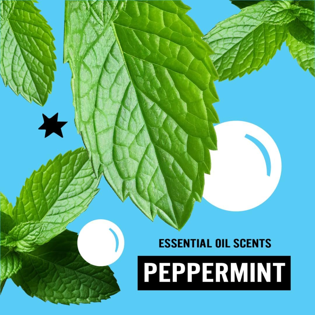Liquid Laundry Detergent | Clean Laundry Detergent Soap for Sensitive Skin | 2X Concentrated, High Efficiency (HE) | Peppermint - 100 Loads