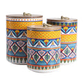 Ceramic Air Tight Food Storage Canister, Set of 3