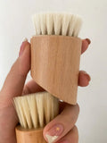 Plastic free Face Brush with Natural Bristles