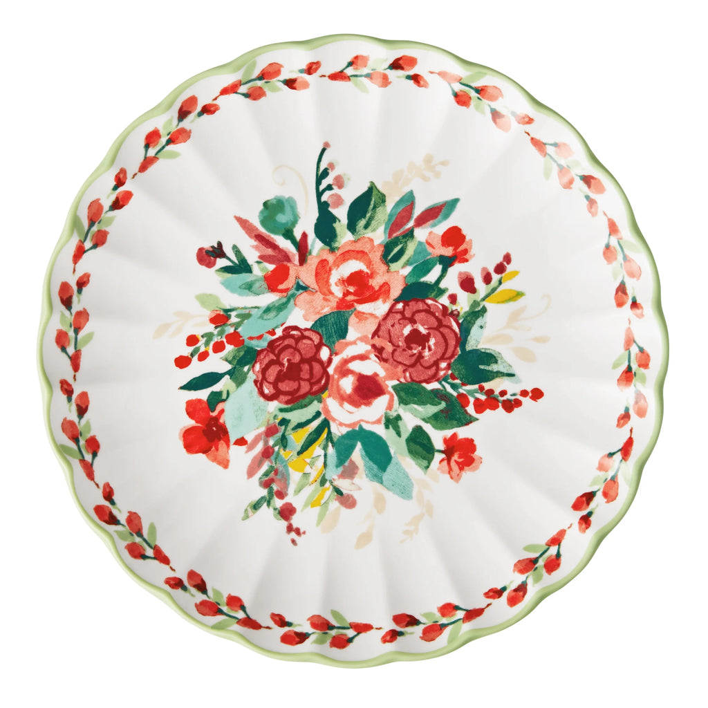 Painted Meadow 12-Piece Ceramic Dinnerware Set