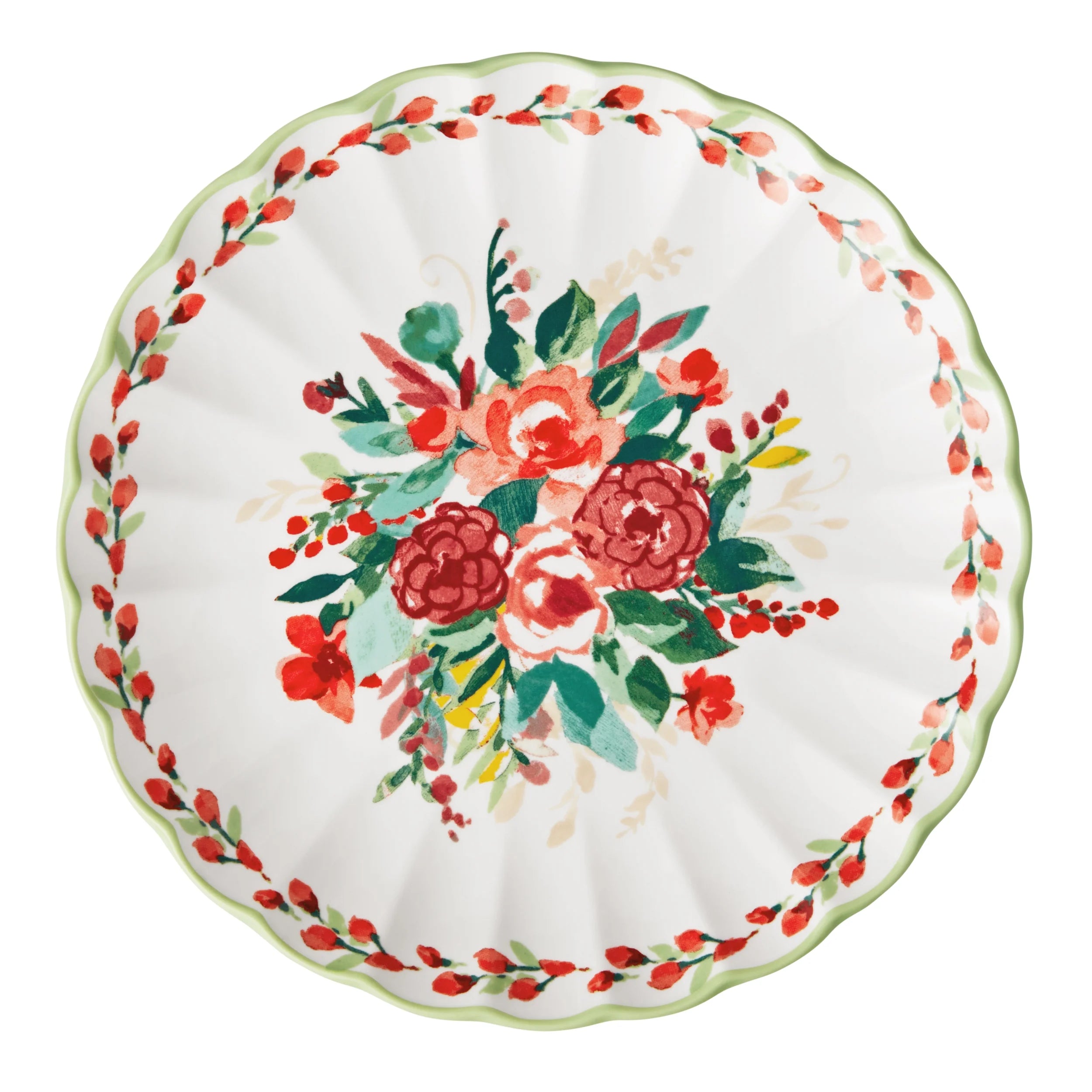 Painted Meadow 12-Piece Ceramic Dinnerware Set