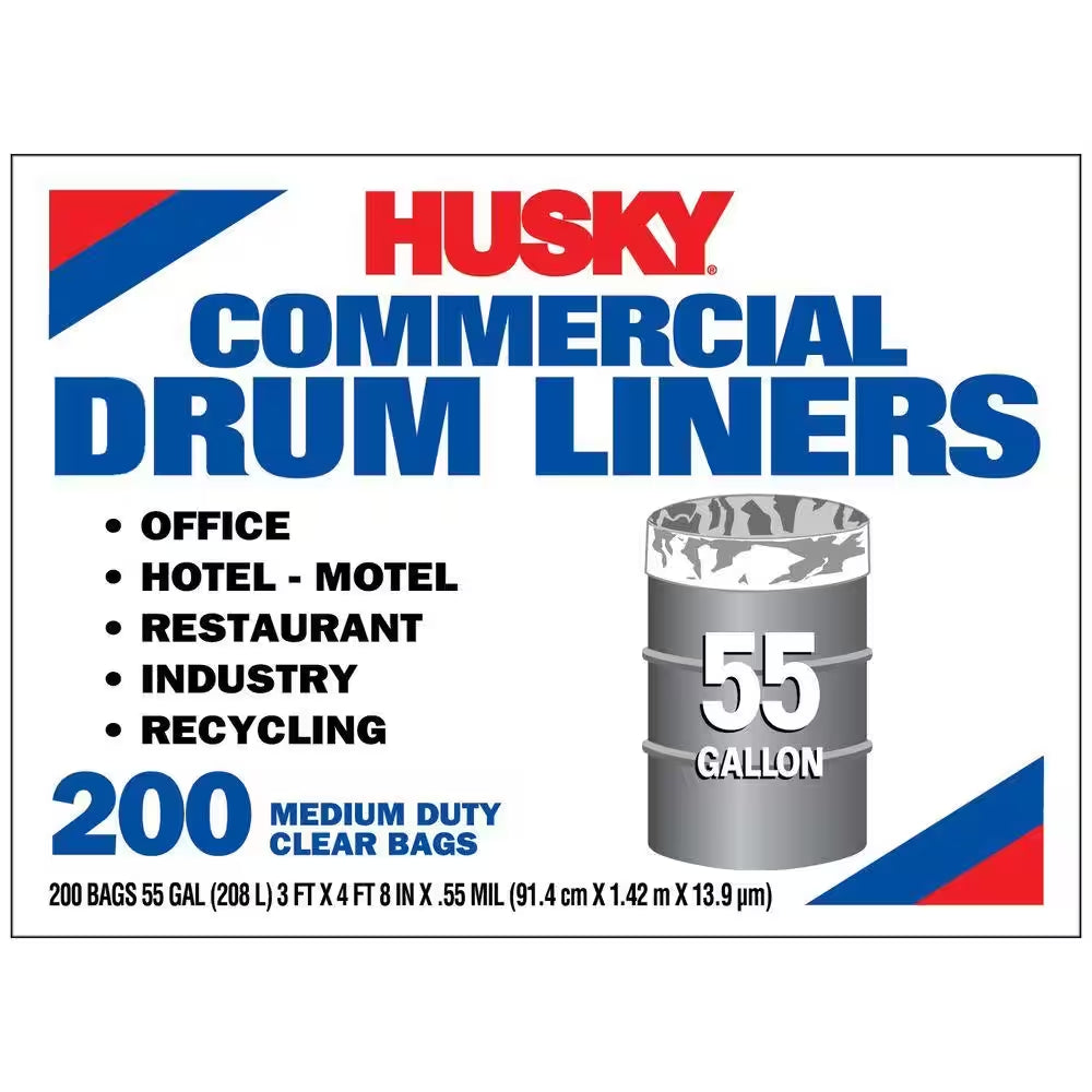 55 Gal. Economy Natural Trash Liners (200-Count)